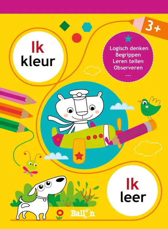 Ik kleur ik leer 3+