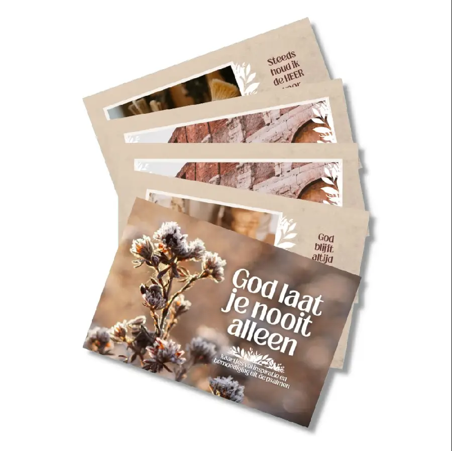Cadeaukaartjes God laat je nooit alleen*