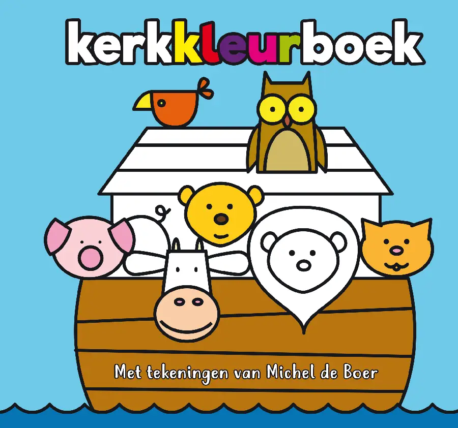 Kerkkleurboek 1 BLAUW