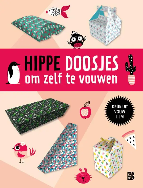 Hippe doosjes om zelf te vouwen