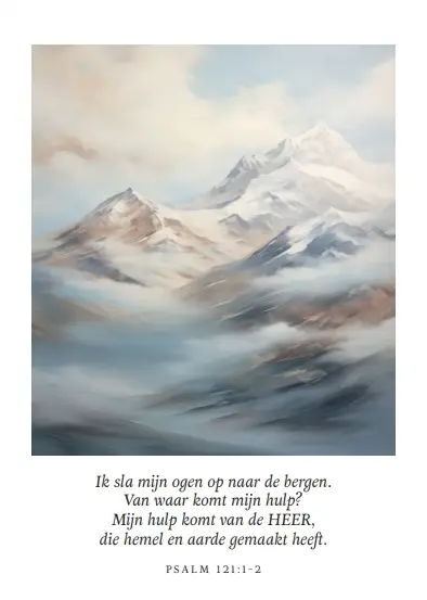 Poster A4 Ik sla mijn ogen op