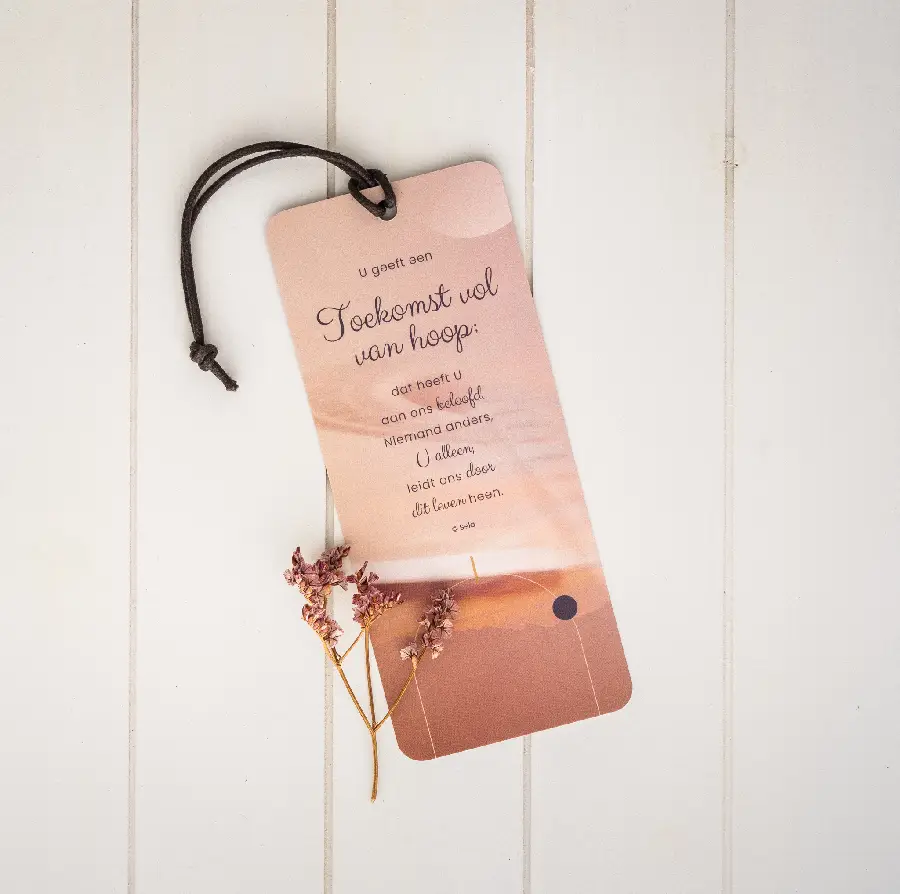 Boekenlegger Toekomst vol van hoop*