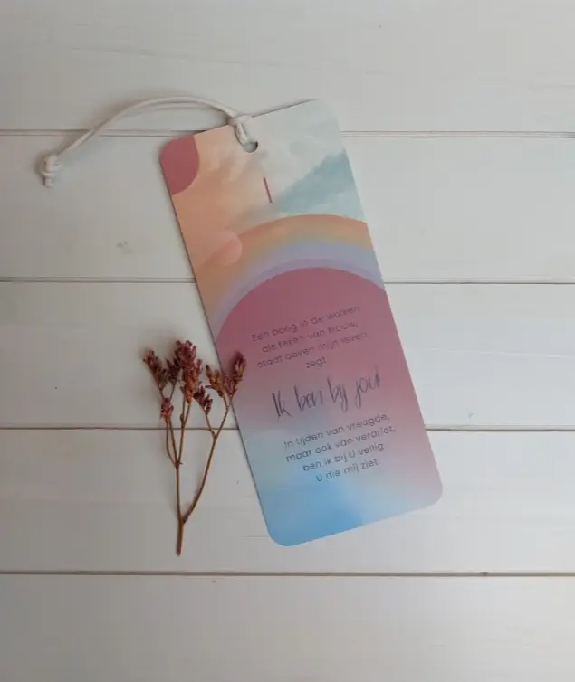 Boekenlegger Een boog in de wolken*