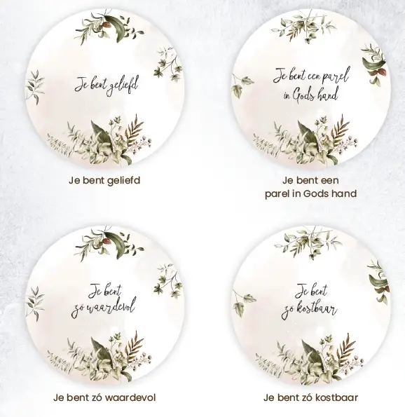 Onderzetters Je bent ...