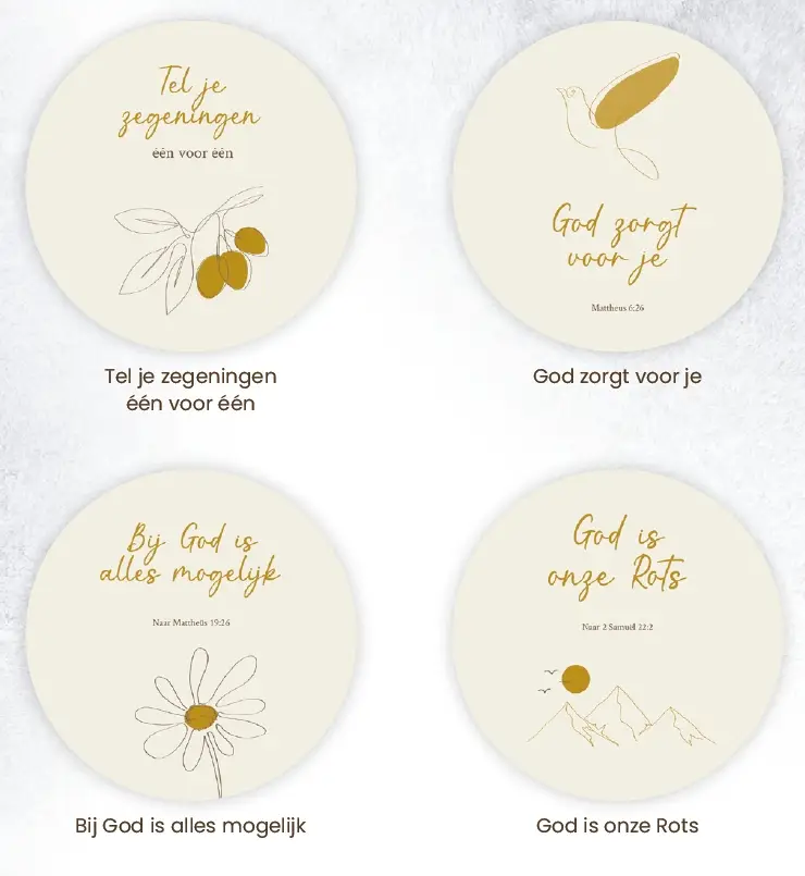 Onderzetters Golden Daylights