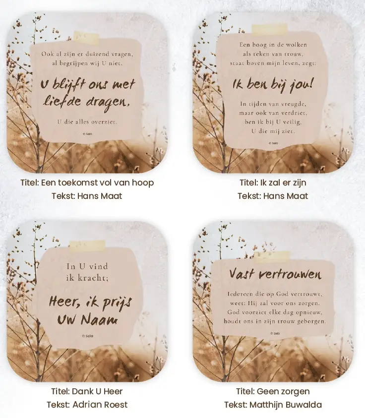 Onderzetters Vierkant Sela