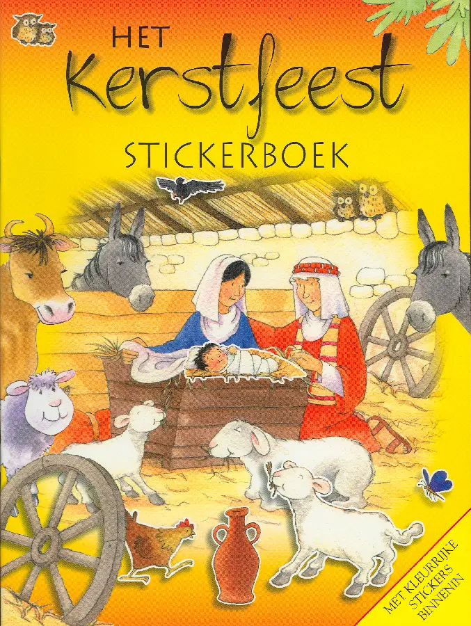 Kerstfeest stickerboek