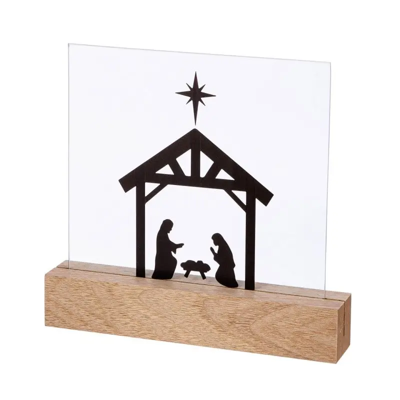 Tafeldecoratie Kribbe 17x16x3cm