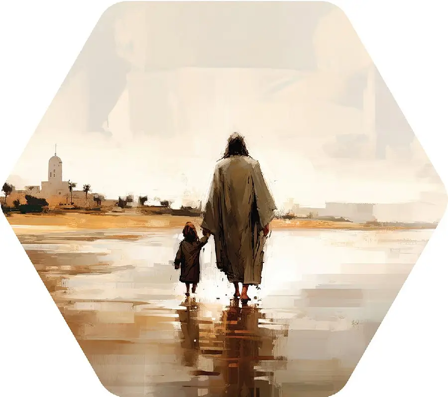 Wandelen met jezus small