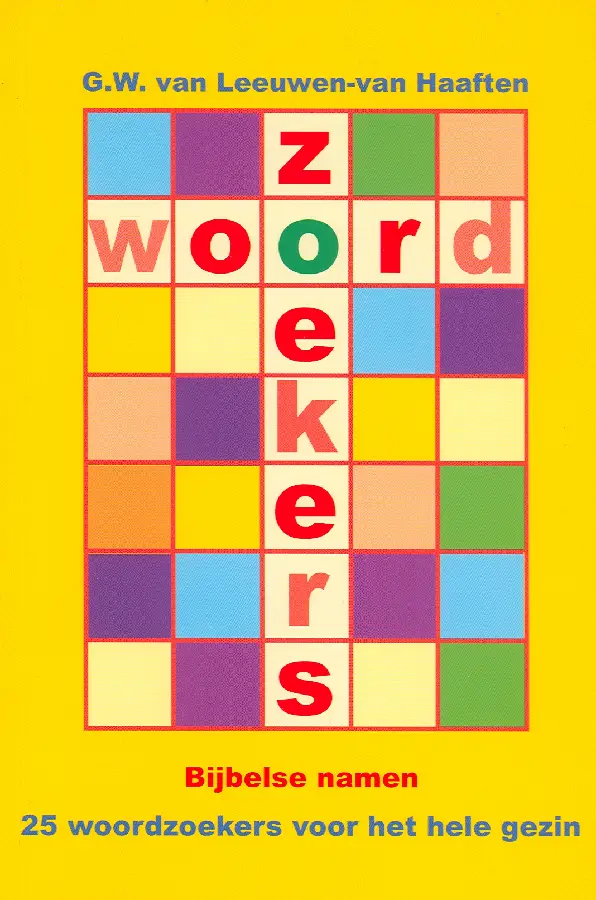 Woordzoekers 1 bijbelse namen