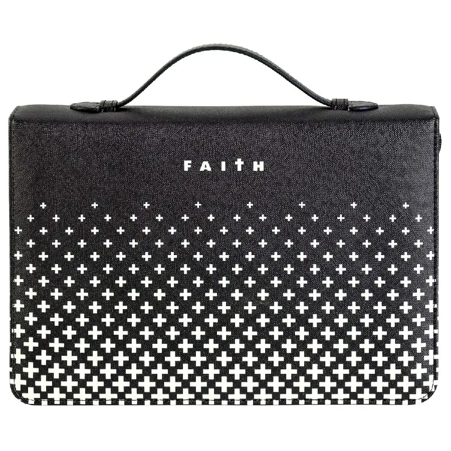 Biblecover XL Black Faith