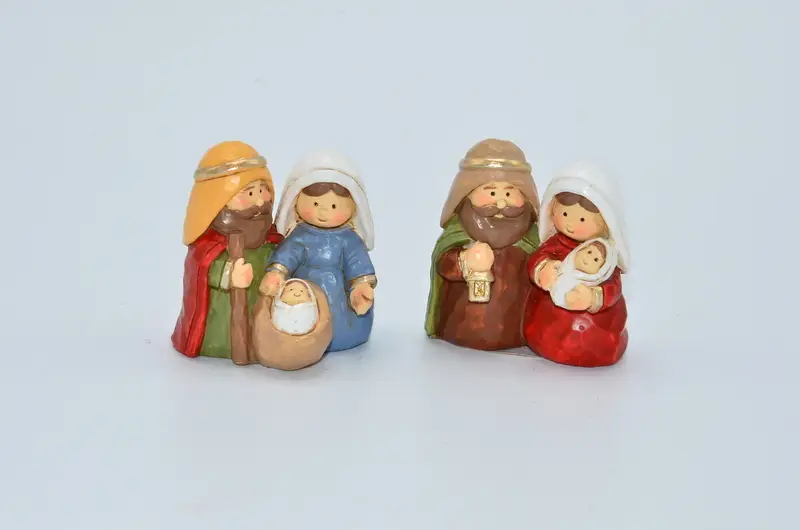 Polyresin Nativity set (2) 3,5cm