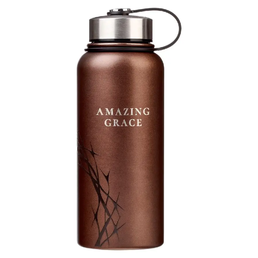 Water Bottle SS Brown Crown of Thorns/Am