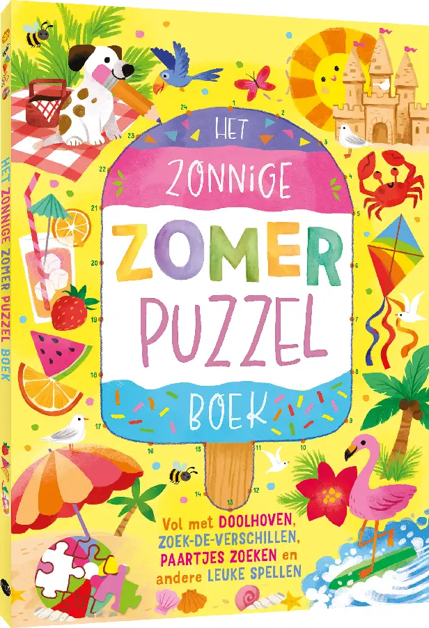Zonnige zomerpuzzelboek