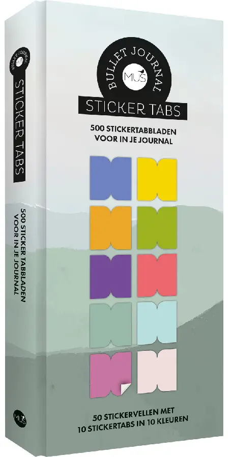 Bullet journal / sticker tabs