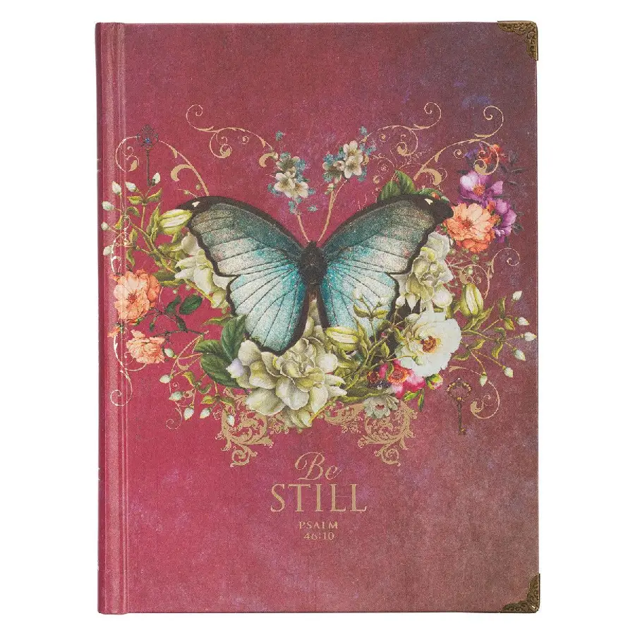 Pink Be Still Butterfly - Psalm 46:10
