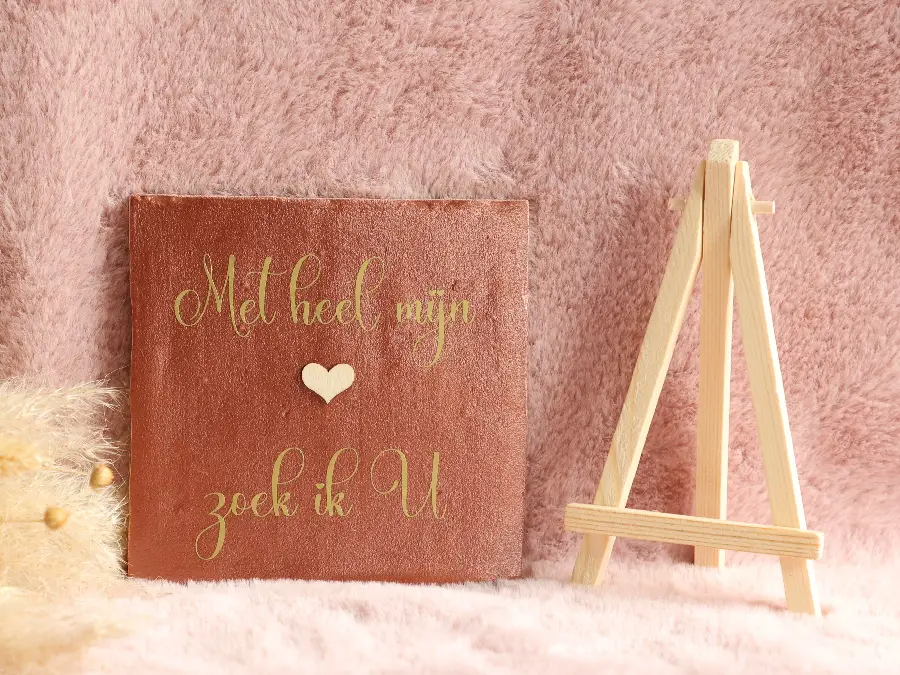 Tegeltje Met heel mijn hart zoek ik U