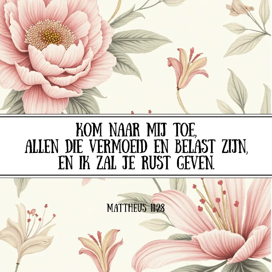 Ik zal je rust geven