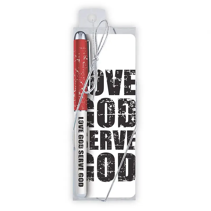 Pen/Bookmark Love God Serve God