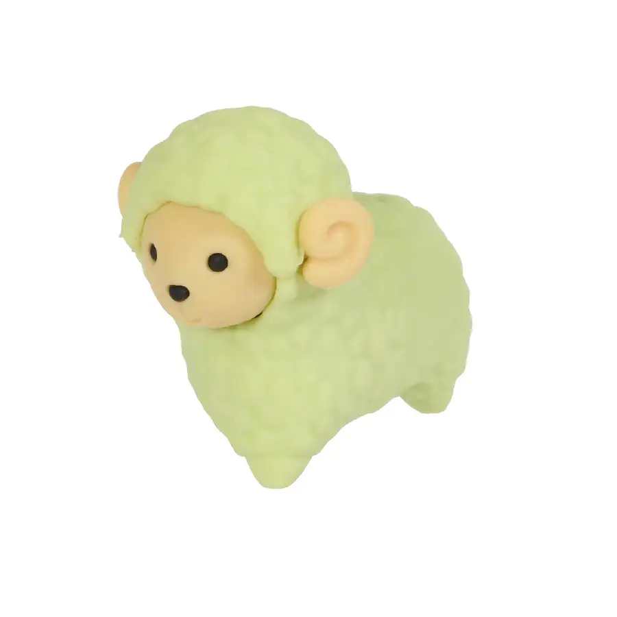 Gummetje schaap groen 3,2x2,7x2cm