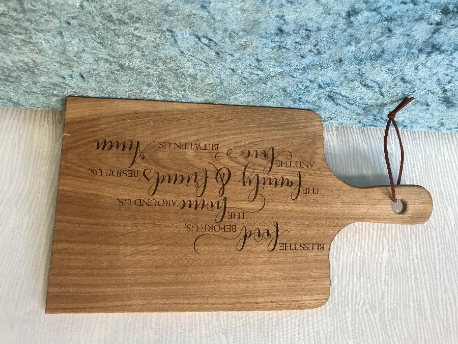 Cheese/Cuttingboard Bless the food