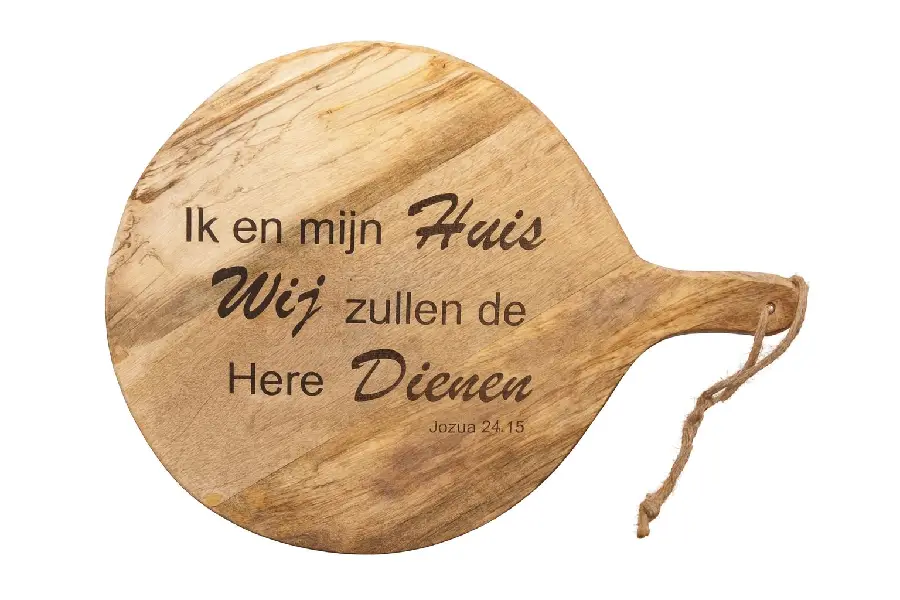 Serveerplank ovaal Ik en mijn huis 40cm
