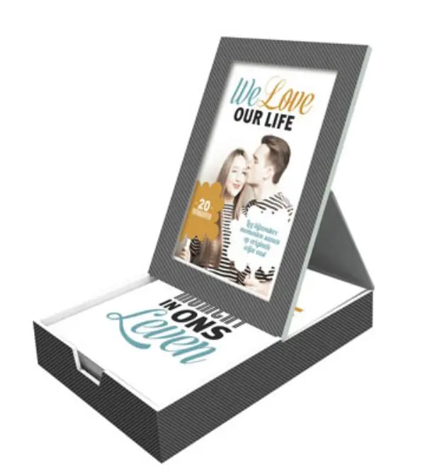 We love our life mijlpaalkaarten