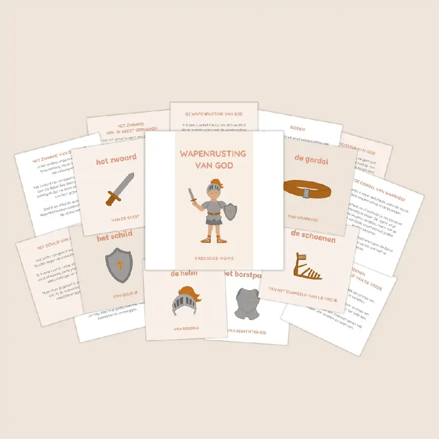 Wapenrusting van God kaartenset
