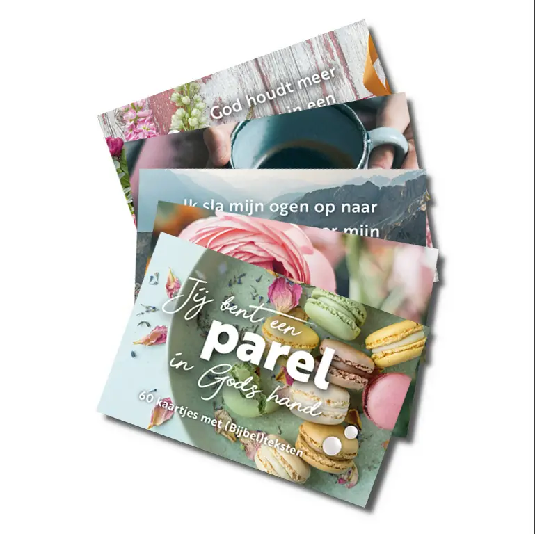 Parelkaartjes in doosje *