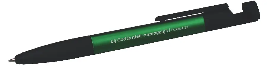 Balpen multitool bij God is niet onmogel