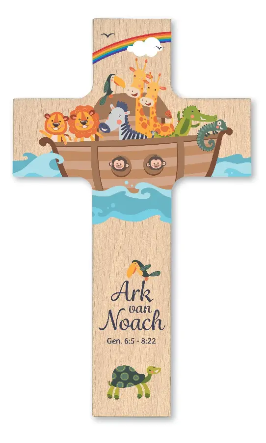 Houten kruisje ark van noach