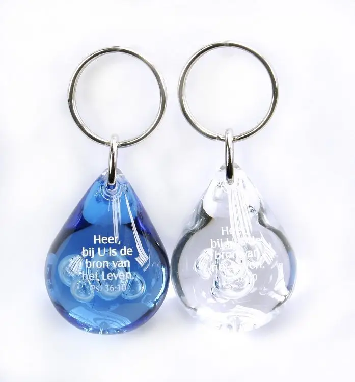 Sleutelhanger waterdruppel Ps 36:10