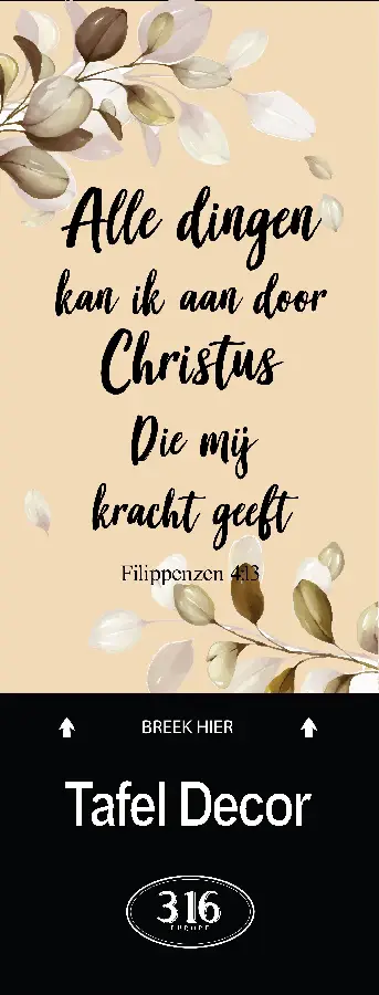 Alle dingen kan ik aan dankzij Christus