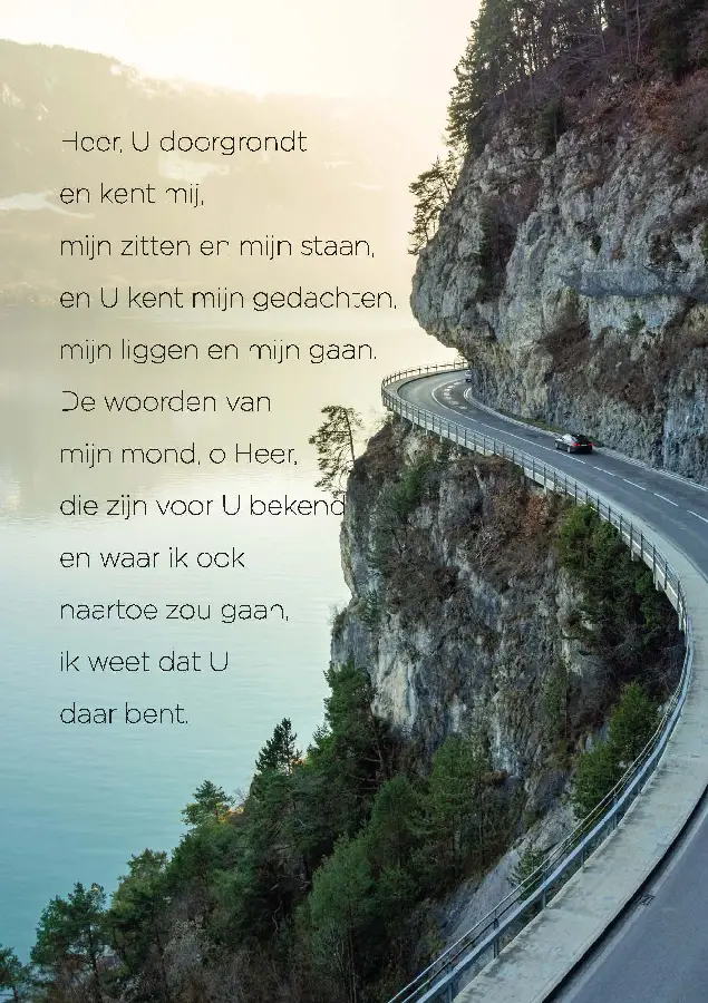 Wenskaart Heer U doorgrondt en kent