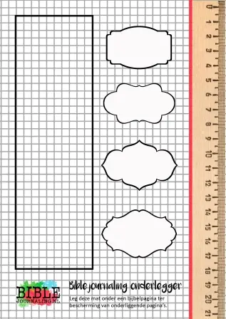 Biblejournaling onderlegger