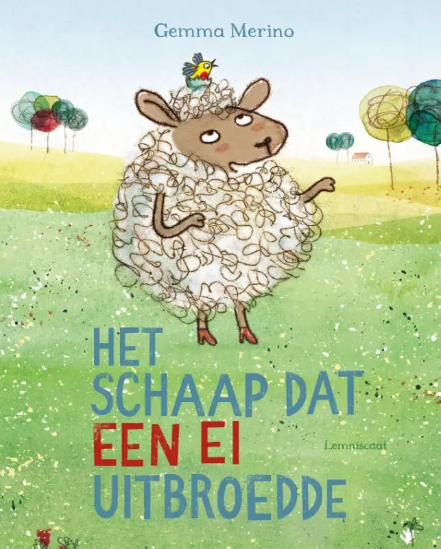 Schaap dat een ei uitbroedde