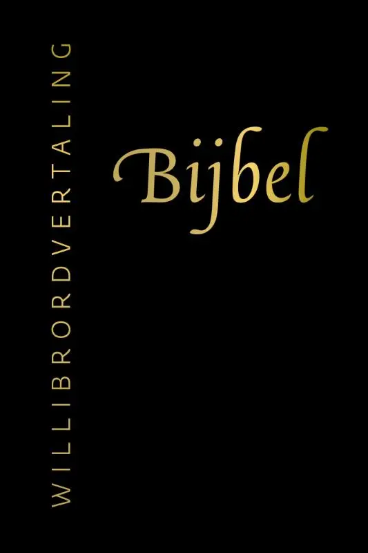 Bijbel willibrord zwart leer goudsnee
