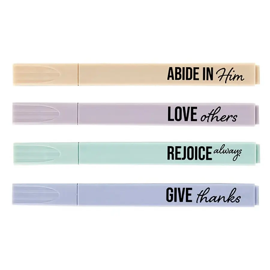 Neutral colors bible highlighter set (se