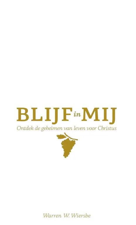 Blijf in mij